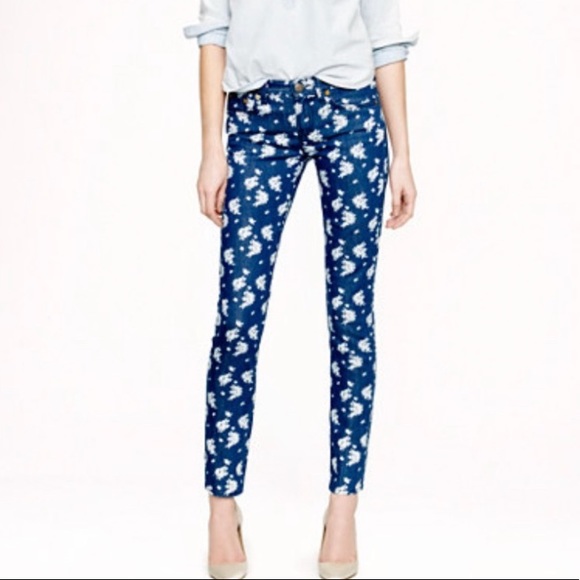 J. Crew Denim - J Crew Cropped Matchstick Floral Print Jeans Sz 26